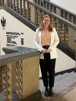 RPS AGH stoi w holu głównym budynku A0